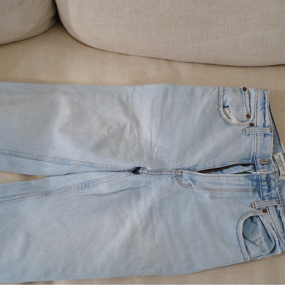 Abercrombie & Fitch Light Blue Straight Leg Jeans
